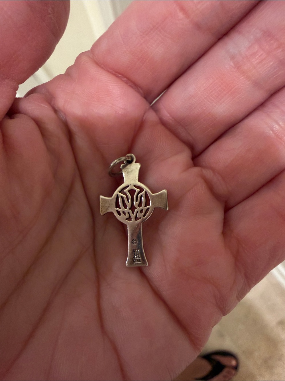 Thomas Kinkade Silver Celtic Cross Pendant